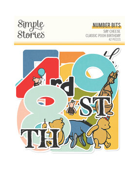 Simple Stories Say Cheese Classic Pooh Birthday Number Bits (24810) Simple Stories Say Cheese Classic Pooh Birthday Number Bits (24810)