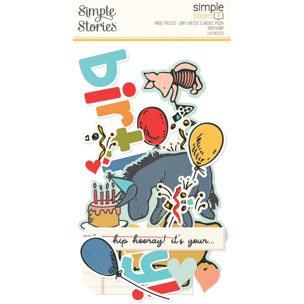 Simple Stories Say Cheese Classic Pooh Birthday Simple Pages Pieces (24814) Simple Stories Say Cheese Classic Pooh Birthday Simple Pages Pieces (24814)