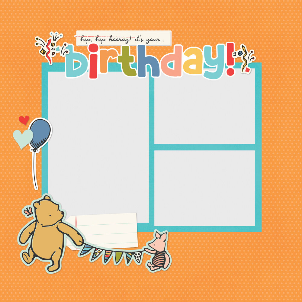 Simple Stories Say Cheese Classic Pooh Birthday Simple Pages Pieces (24814) Simple Stories Say Cheese Classic Pooh Birthday Simple Pages Pieces (24814)