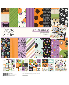Simple Stories Spooky Things 12x12 Inch Collection Kit (24900)