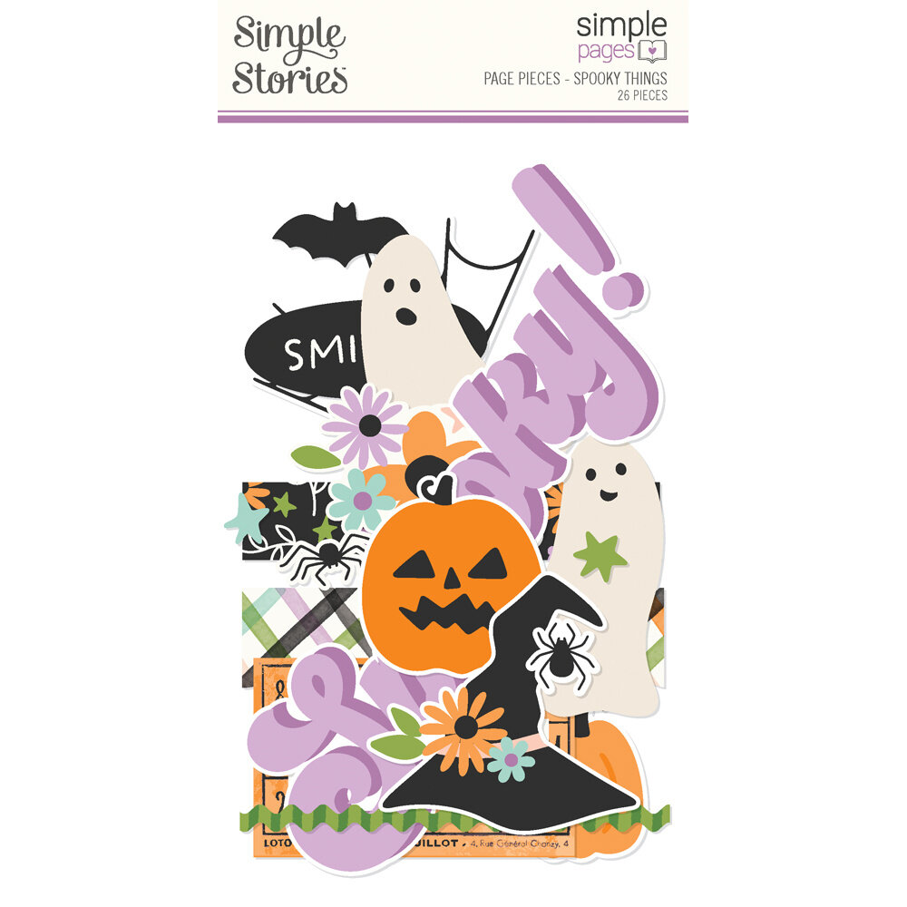 Simple Stories Spooky Things Simple Pages Pieces (24923)