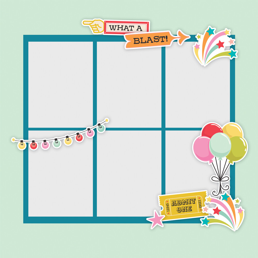 Simple Stories Fun Times Simple Pages Pieces (25024)