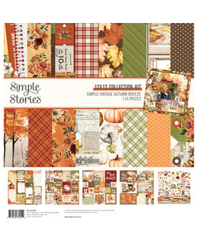 Simple Stories Simple Vintage Autumn Breeze 12x12 Inch Collection Kit (25100) Simple Stories Simple Vintage Autumn Breeze 12x12 Inch Collection Kit (25100)