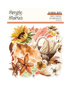 Simple Stories Simple Vintage Autumn Breeze Floral Bits (25123) Simple Stories Simple Vintage Autumn Breeze Floral Bits (25123)