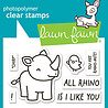 Lawn Fawn Rhino-mite! Clear Stamps (LF3593) Lawn Fawn Rhino-mite! Clear Stamps (LF3593)