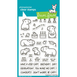 Lawn Fawn Capybaras! Clear Stamps (LF3764)
