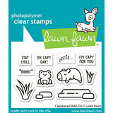 Lawn Fawn Capybaras! Add-On Clear Stamps (LF3767)