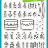 Lawn Fawn Cake It Easy Clear Stamps (LF3770) Lawn Fawn Cake It Easy Clear Stamps (LF3770)