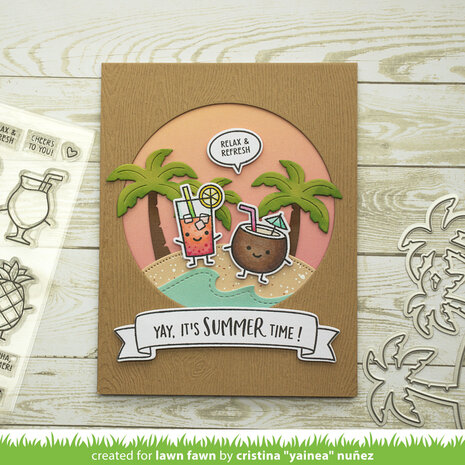 Lawn Fawn Summer Friends Clear Stamps (LF3781) Lawn Fawn Summer Friends Clear Stamps (LF3781)