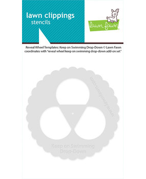 Lawn Fawn Reveal Wheel Templates Keep on Swimming Drop-Down (LF3788)