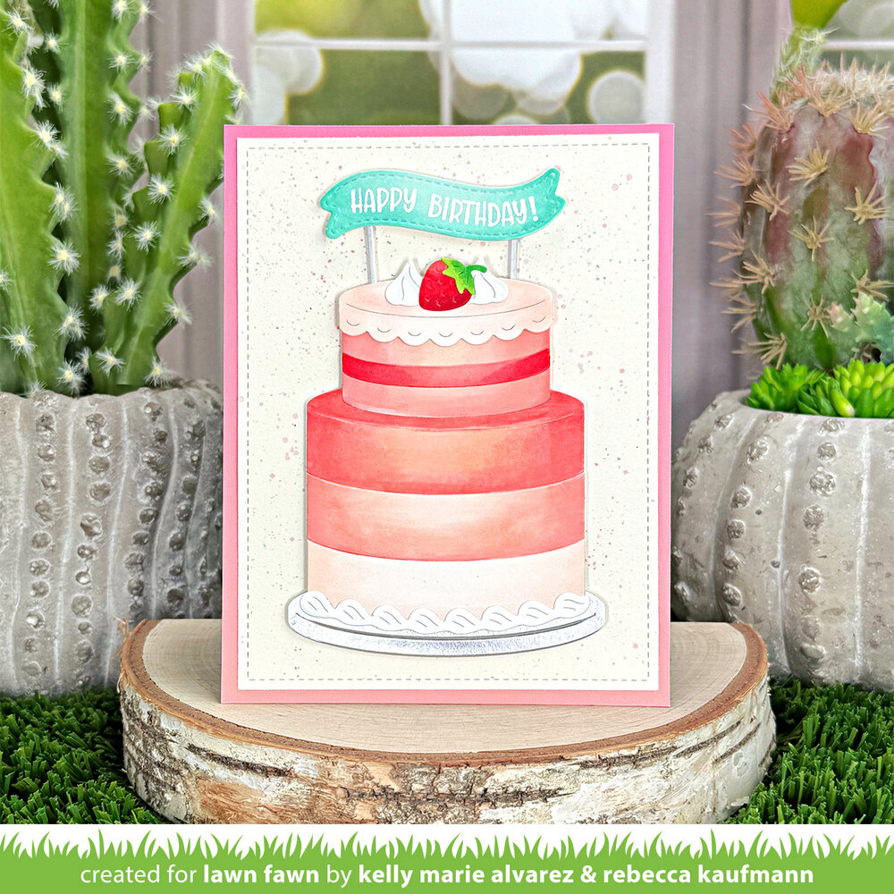 Lawn Fawn Build-A-Cake Add-On Dies (LF3800) Lawn Fawn Build-A-Cake Add-On Dies (LF3800)