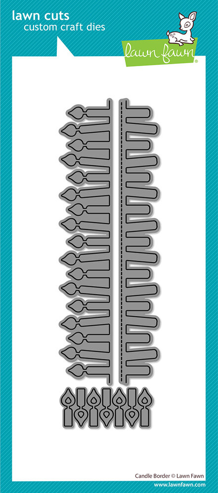 Lawn Fawn Candle Border Dies (LF3806) Lawn Fawn Candle Border Dies (LF3806)