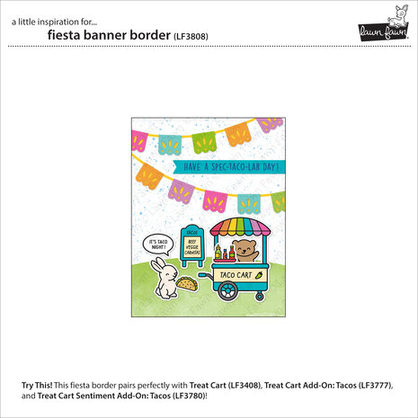 Lawn Fawn Fiesta Banner Border Dies (LF3808)