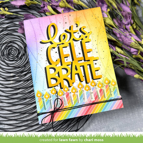 Lawn Fawn Giant Let's Celebrate Dies (LF3812)