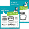 Lawn Fawn Cake It Easy Add-On Stamp & Die DUO (LF3774) Lawn Fawn Cake It Easy Add-On Stamp & Die DUO (LF3774)