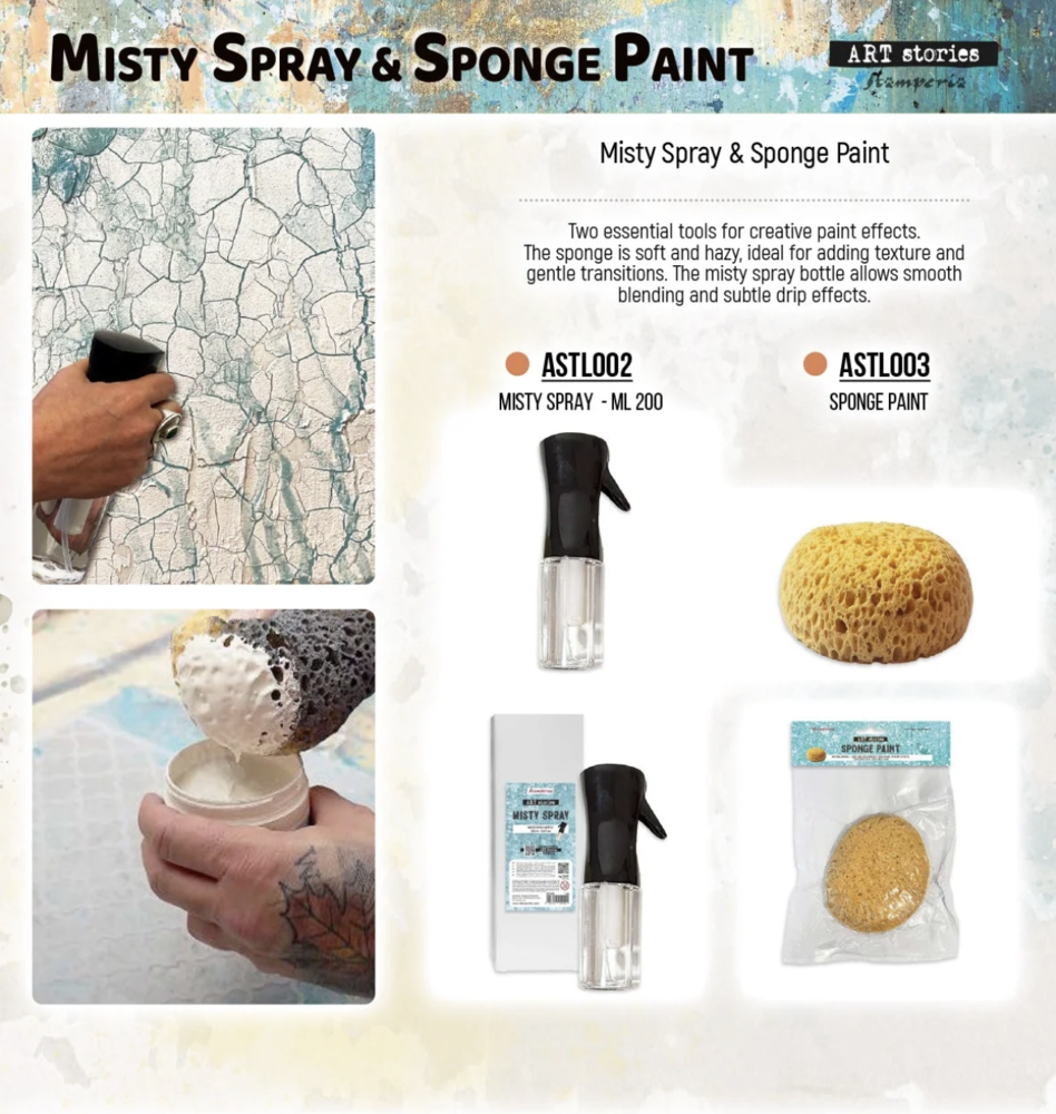 Stamperia Art Stories Sponge Paint (ASTL003) Stamperia Art Stories Sponge Paint (ASTL003)