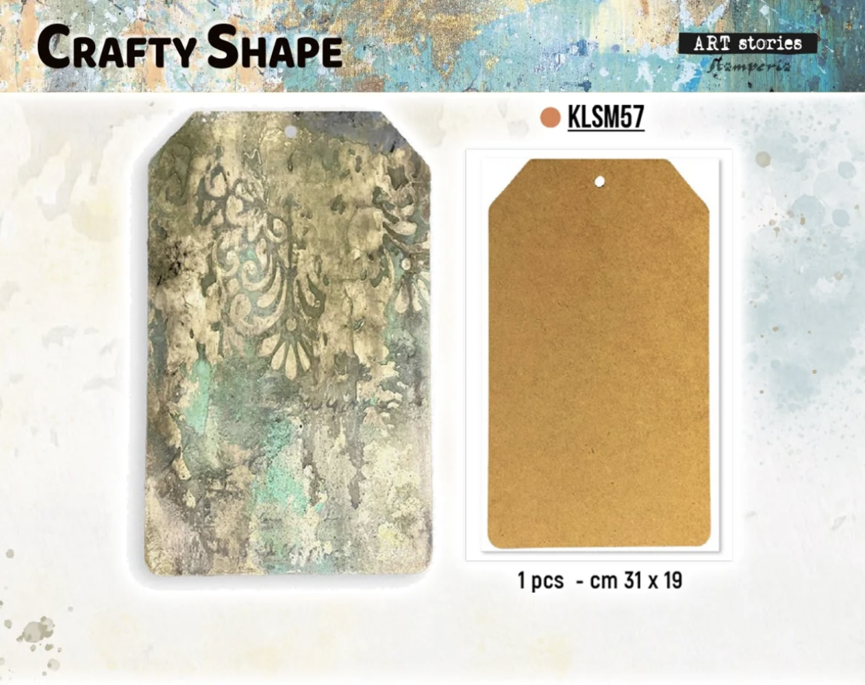 Stamperia Art Stories MDF Crafty Shapes Blanks (KLSM57) Stamperia Art Stories MDF Crafty Shapes Blanks (KLSM57)
