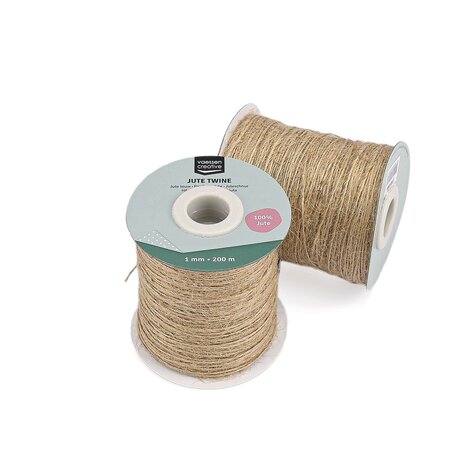Vaessen Creative Jute Twine Naturel 1mmx200m 2pcs (3908-049) Vaessen Creative Jute Twine Naturel 1mmx200m 2pcs (3908-049)