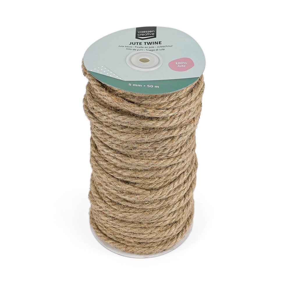 Vaessen Creative Jute Twine Naturel 5mmx50m (3908-053)