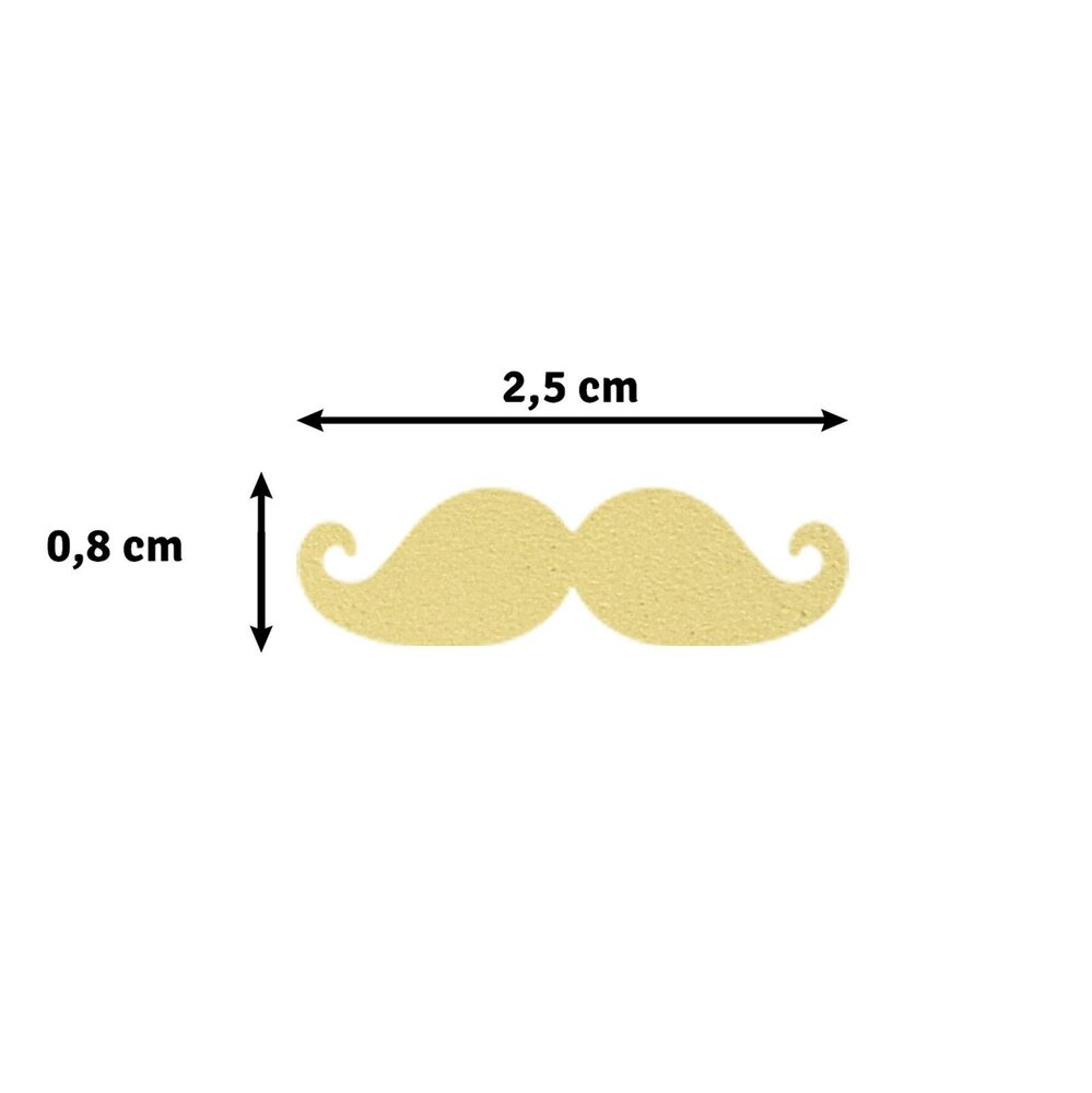 Vaessen Creative Figuurpons Medium Mustache (21435-090) Vaessen Creative Figuurpons Medium Mustache (21435-090)
