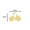 Vaessen Creative Figuurpons Medium Bicycle (21435-093) Vaessen Creative Figuurpons Medium Bicycle (21435-093)