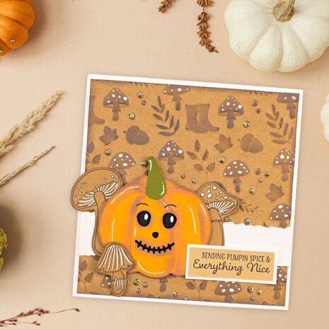Vaessen Creative Embossing Folder Herfstfiguren (3625-0001)