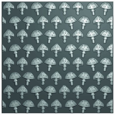 Vaessen Creative Embossing Folder Paddenstoelen (3625-0002)