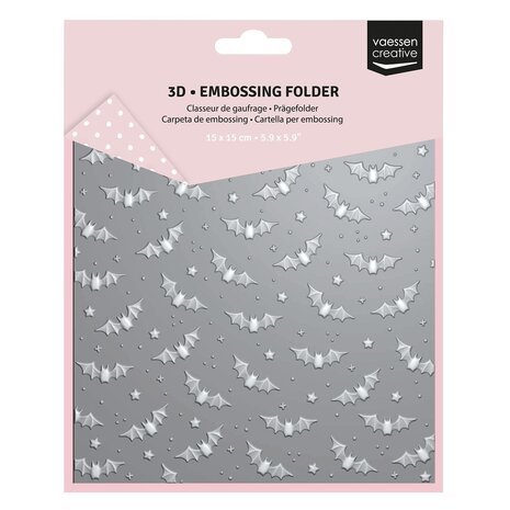 Vaessen Creative Embossing Folder Vleermuizen (3625-0004) Vaessen Creative Embossing Folder Vleermuizen (3625-0004)
