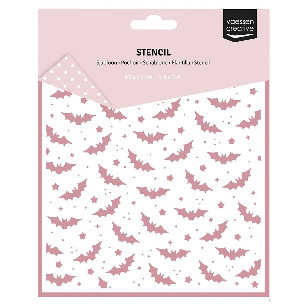 Vaessen Creative Stencil Vleermuizen (3625-0009) Vaessen Creative Stencil Vleermuizen (3625-0009)