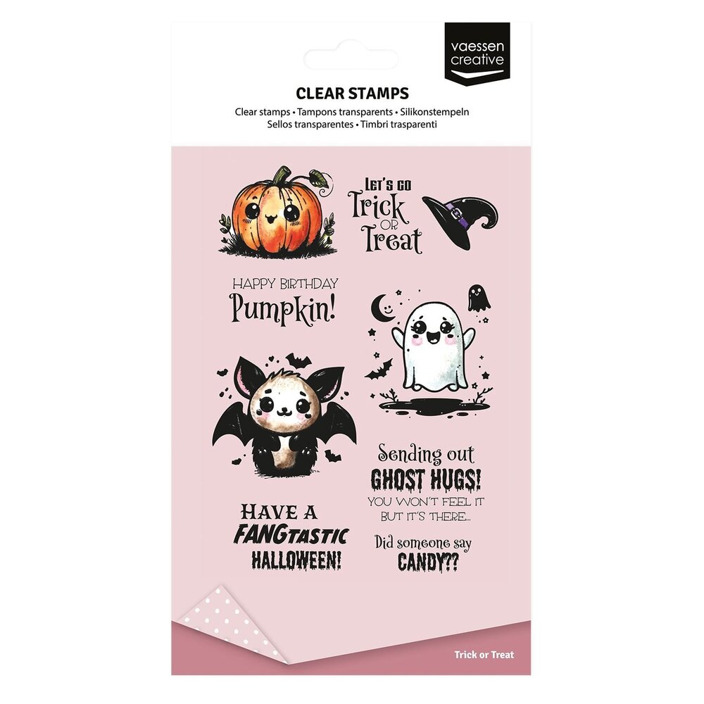 Vaessen Creative Clear Stamps Trick or Treat (3625-0011)