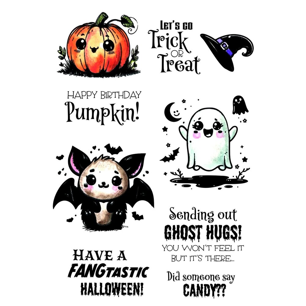 Vaessen Creative Clear Stamps Trick or Treat (3625-0011)