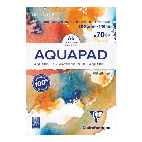 Clairefontaine Aquapad A5 Fine Texture (975720C)