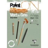 Clairefontaine PaintON Mixed Media Papier A4 Grijsgroen (975705C)