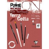 Clairefontaine PaintON Mixed Media Papier A5 Terracotta (976152C)