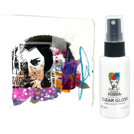 Dina Wakley MEdia Gloss Spray Clear 56ml (MDO88097)