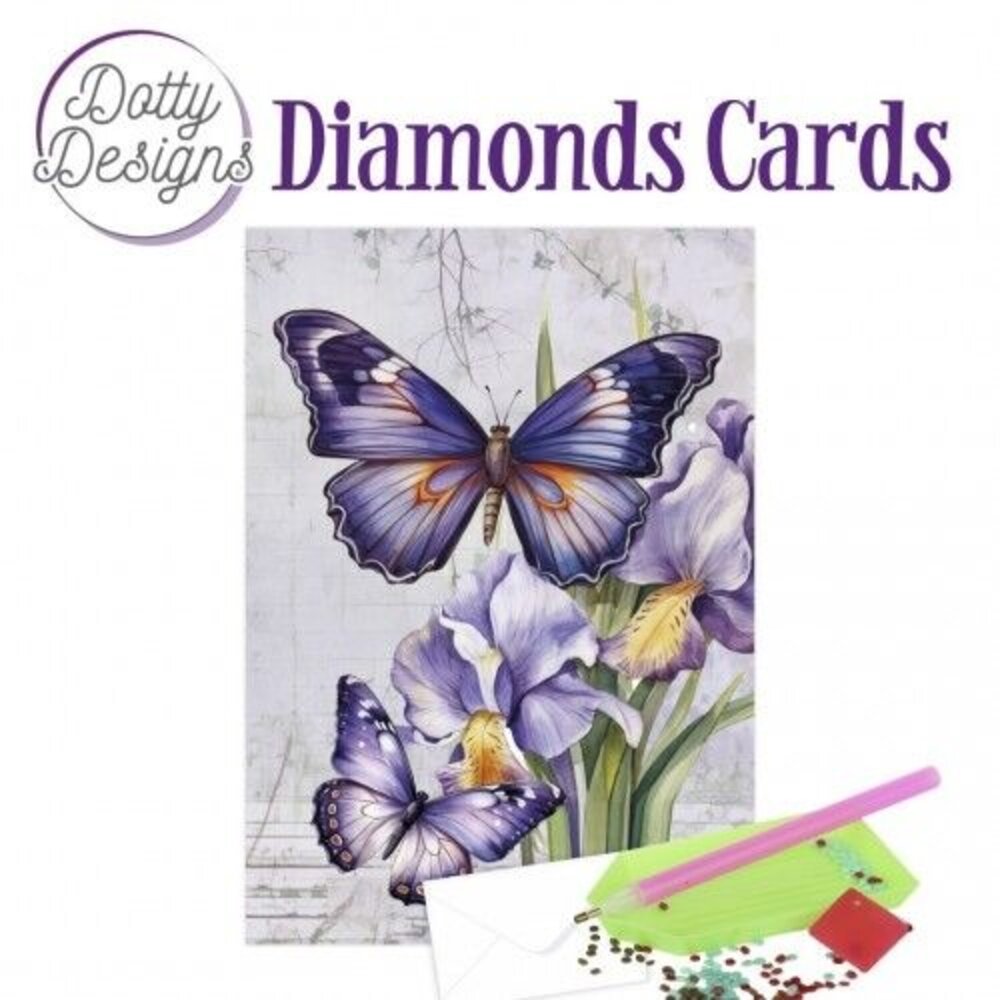 Find It Trading Diamond Cards Set Flutter Flair 2 (DDDC1186)