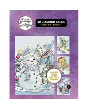 Find It Trading 3D Diamond Cards Kit Snow (DDDCK004)