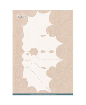 Card Deco Folding Card Stencil Floral Holly (CDEST074)