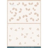 Card Deco Mixed Media Stencil Floral Holly Pattern (CDEST075)
