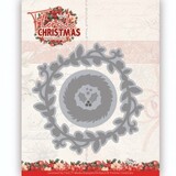 Yvonne Creations Floral Christmas Dies Floral Wreath (YCD10366)