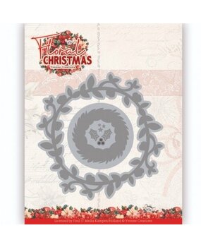 Yvonne Creations Floral Christmas Dies Floral Wreath (YCD10366)