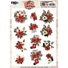 Yvonne Creations Floral Christmas 3D Push Out Floral Poinsettia (SB11040) Yvonne Creations Floral Christmas 3D Push Out Floral Poinsettia (SB11040)