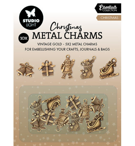 Studio Light Christmas Essentials Metal Charms Christmas Elements (SL-CO-CHARM08) Studio Light Christmas Essentials Metal Charms Christmas Elements (SL-CO-CHARM08)