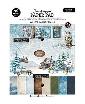 Studio Light Essentials Winter Wonderland A4 Die-Cut Paper Pad (SL-ES-DCPP345) Studio Light Essentials Winter Wonderland A4 Die-Cut Paper Pad (SL-ES-DCPP345)