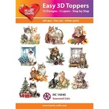 Hearty Crafts Easy 3D Toppers Seasonal Cats (HC14345)