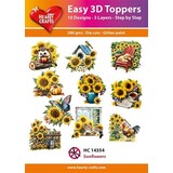Hearty Crafts Easy 3D Toppers Sunflowers (HC14354)