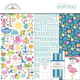 Doodlebug Design Inc. Summer Fun 12x12 Inch Essentials Kit (8944)