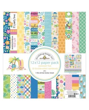 Doodlebug Design Inc. Summer Fun 12x12 Inch Paper Pack (8941) Doodlebug Design Inc. Summer Fun 12x12 Inch Paper Pack (8941)