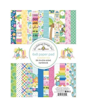 Doodlebug Design Inc. Summer Fun 6x8 Inch Paper Pad (8925) Doodlebug Design Inc. Summer Fun 6x8 Inch Paper Pad (8925)