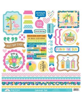 Doodlebug Design Inc. Summer Fun This & That Stickers (8927) Doodlebug Design Inc. Summer Fun This & That Stickers (8927)